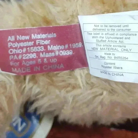 The Brass Button Bears Collection "Tully" Handcrafted and Fully Jointed Bear - Picture 7 of 11